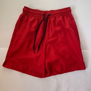 George Red Women's Athletic Shorts